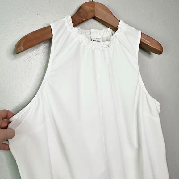 Athleta Boundless Tank bright white adjustable sleeveless women’s size large - Picture 3 of 14
